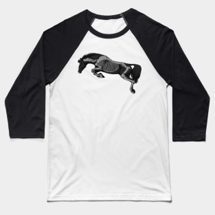 Spooky Horse Baseball T-Shirt